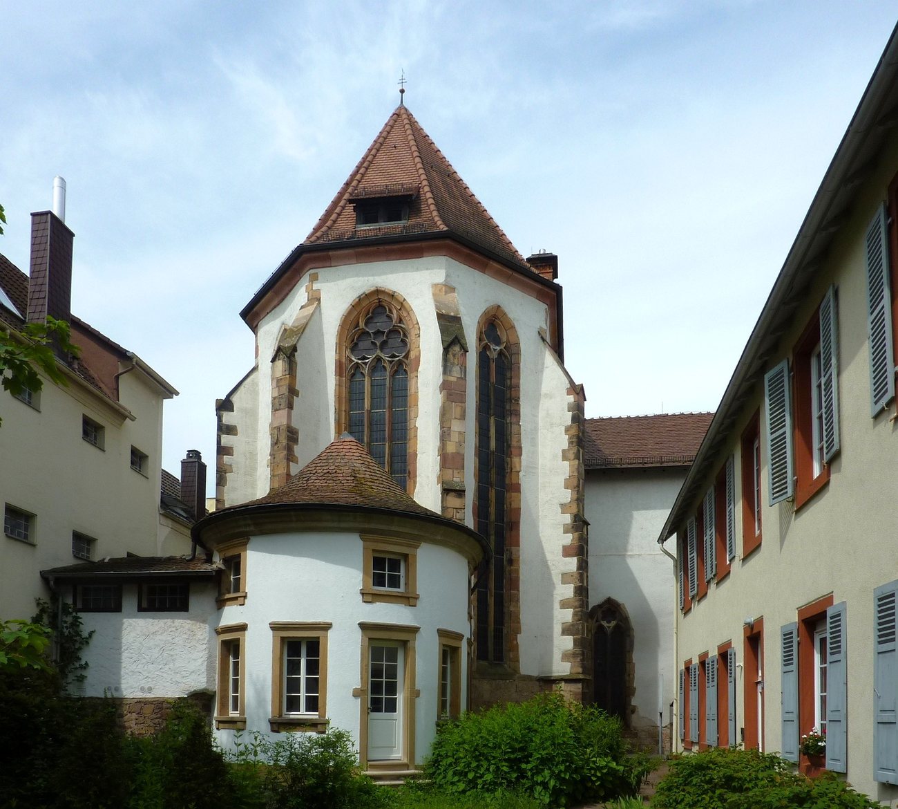 Die Stiftskirche – begonnen 1282, der Turm ab 1349. Das älteste Selbstbewusstsein der Stadt.