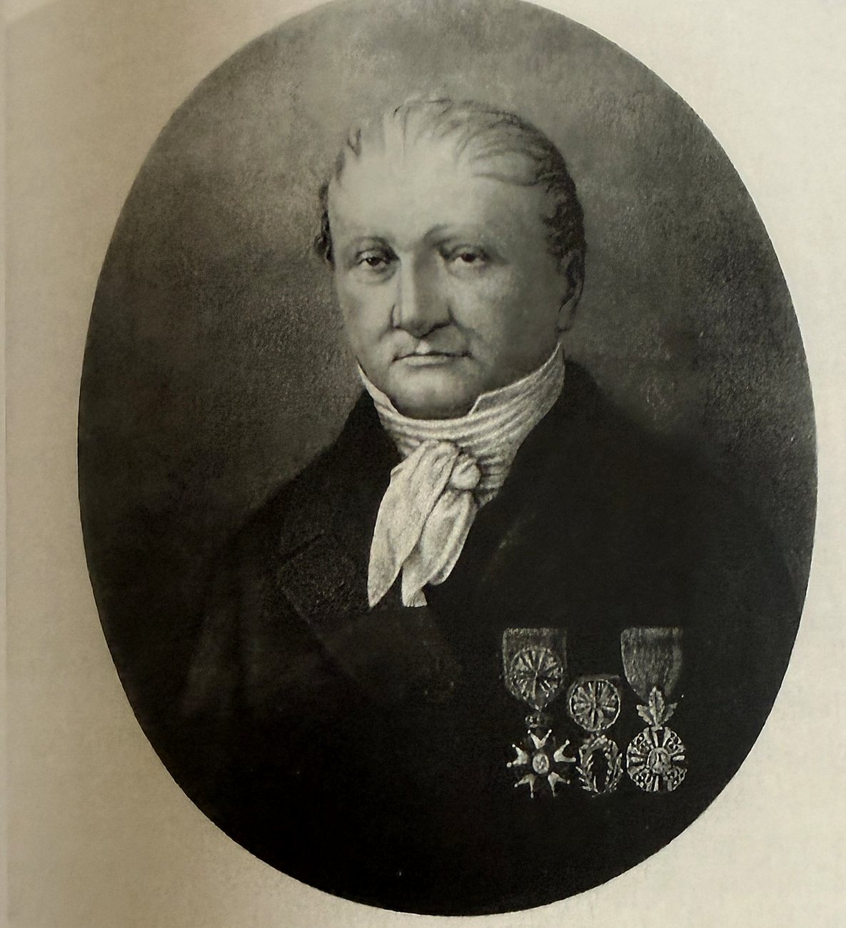 Karl Heinrich Schattenmann (1785–1869), Minendirektor, Bürgermeister von Landau und Weinbaureformer. Am Revers die Ehrenlegion.